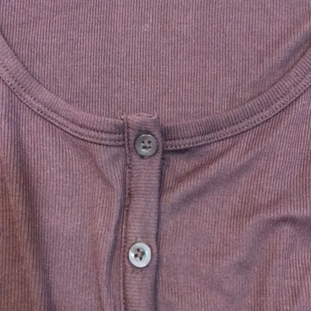 Sunday Best Long Sleeve Tee - Dark Purple - Picture 2 of 3